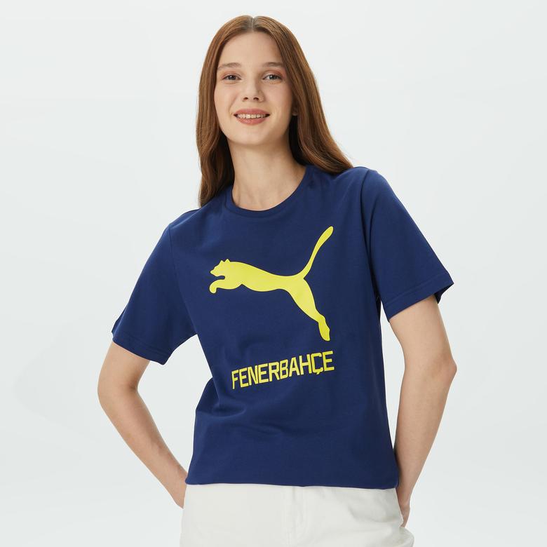 Puma Fenerbahçe Unisex Lacivert Günlük T-Shirt