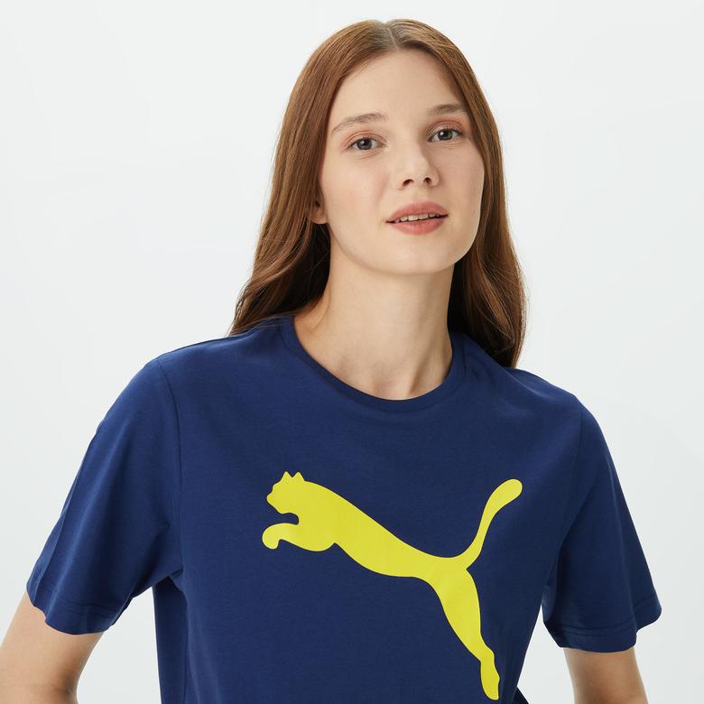 Puma Fenerbahçe Unisex Lacivert Günlük T-Shirt