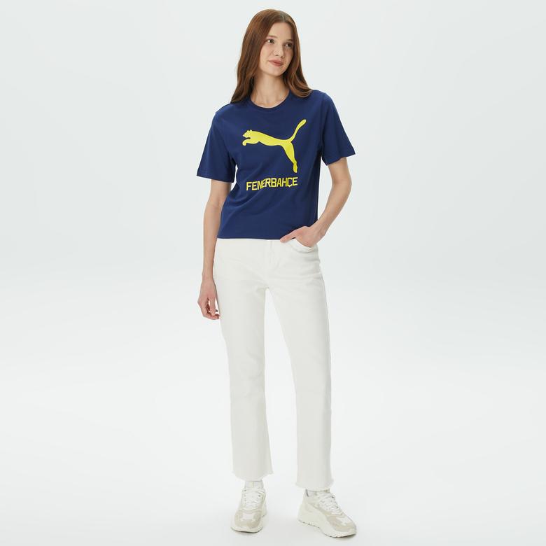 Puma Fenerbahçe Unisex Lacivert Günlük T-Shirt