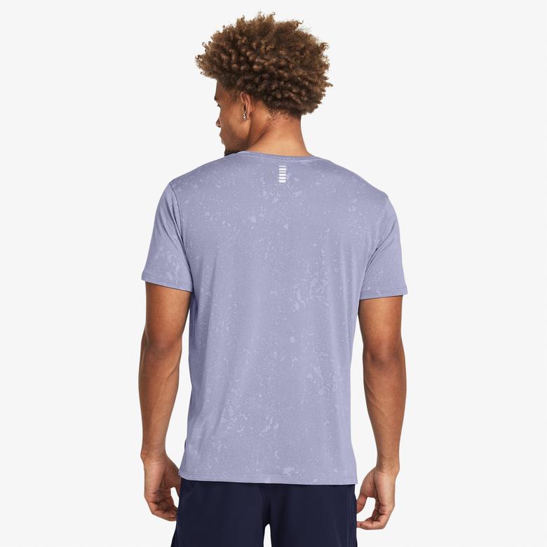 Under Armour Launch Splatter Erkek Mor Antrenman T-Shirt