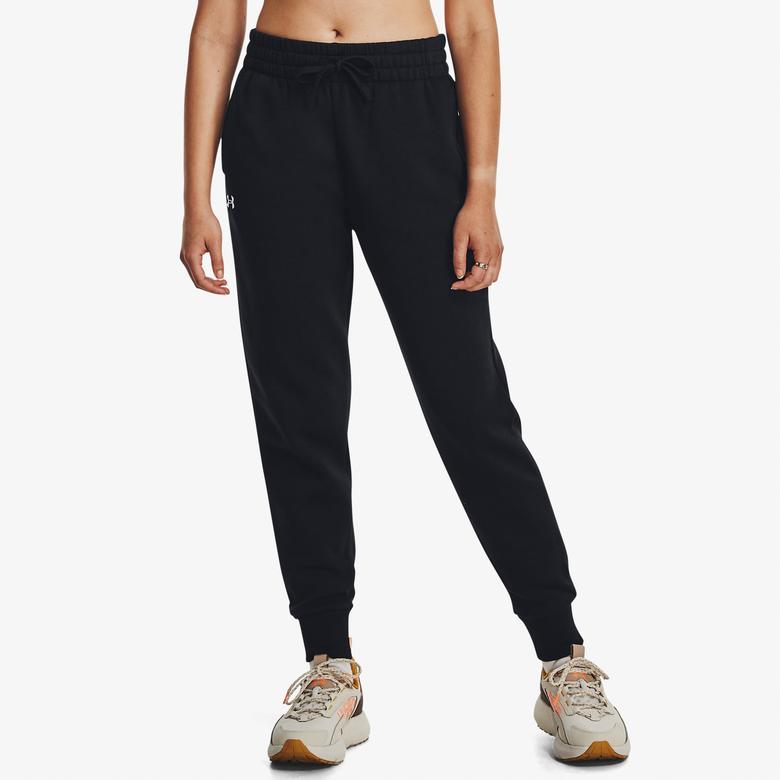 Under Armour Rival Fleece Kadın Siyah Eşofman Altı