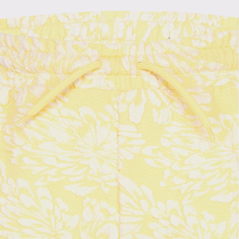 Converse Floral Jacquard Çocuk Sarı Şort