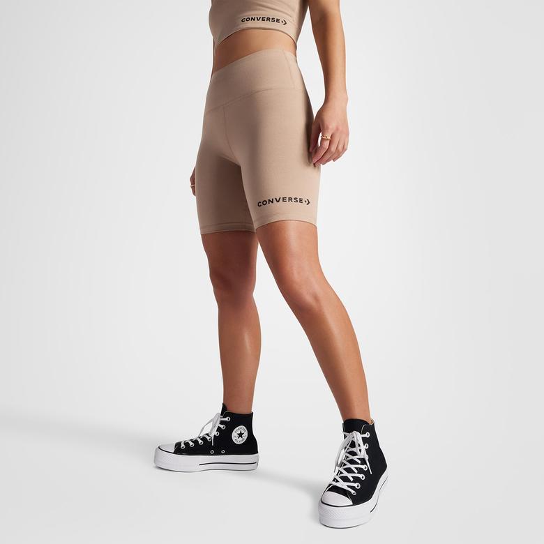 Converse Wordmark Kadın Kahverengi Tayt