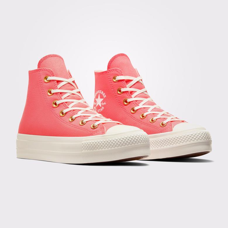 Converse Chuck Taylor All Star Lift Unisex Pembe Platform Sneaker