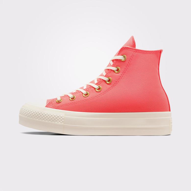 Converse Chuck Taylor All Star Lift Unisex Pembe Platform Sneaker