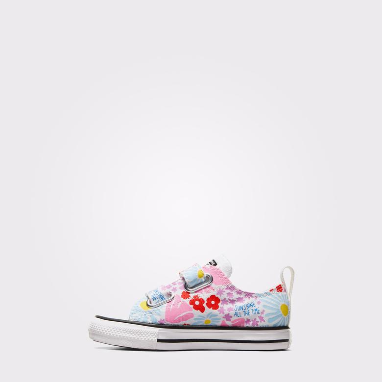 Converse Chuck Taylor All Star Easy On Floral Çocuk Beyaz Sneaker