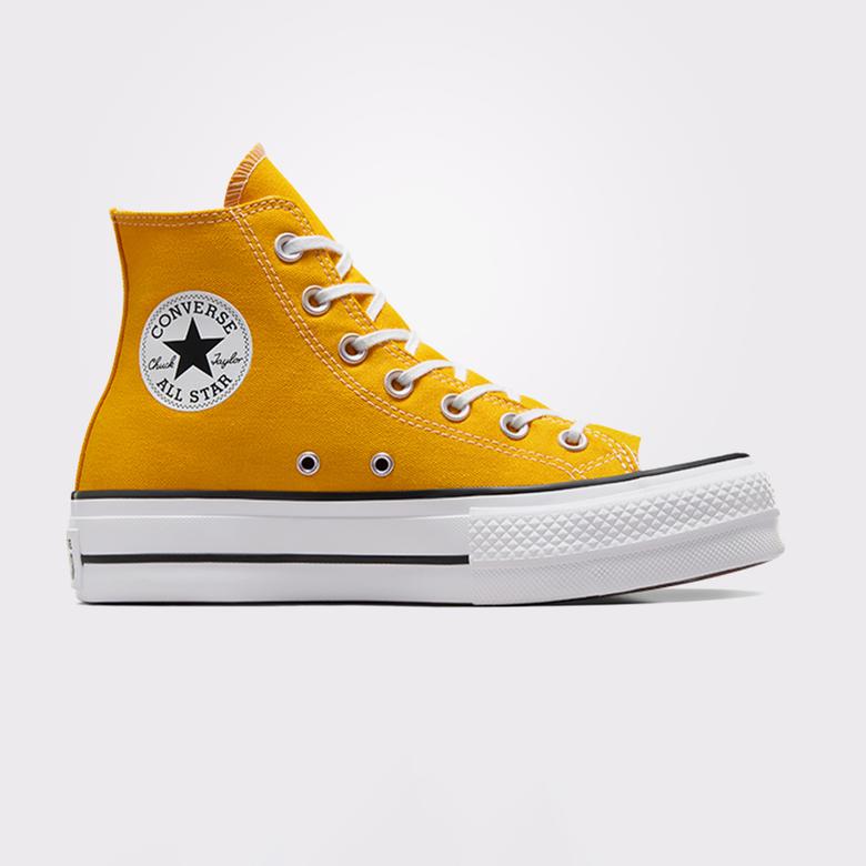 Converse Chuck Taylor All Star Lift Platform Kadın Sarı Sneaker