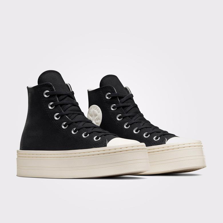 Converse Chuck Taylor All Star Modern Lift Platform Canvas Kadın Siyah Sneaker
