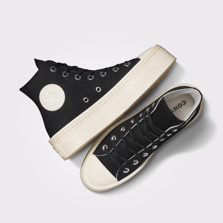 Converse Chuck Taylor All Star Modern Lift Platform Canvas Kadın Siyah Sneaker