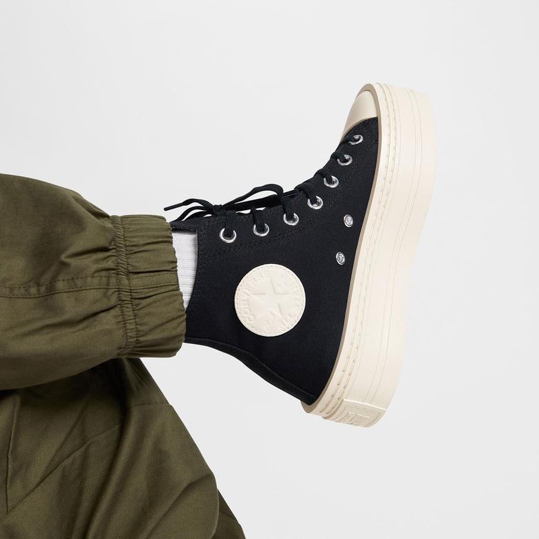 Converse Chuck Taylor All Star Modern Lift Platform Canvas Kadın Siyah Sneaker