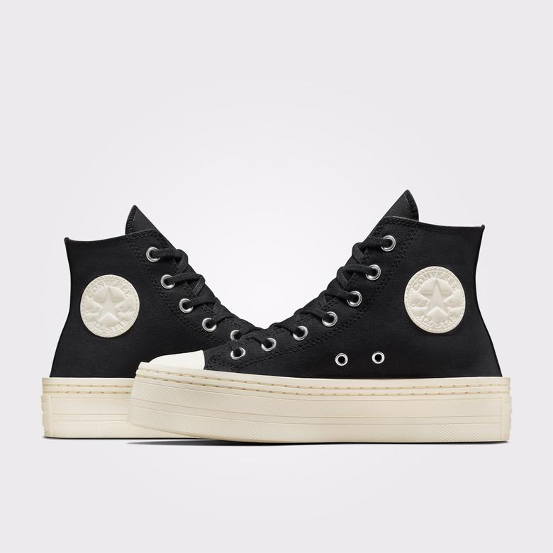Converse Chuck Taylor All Star Modern Lift Platform Canvas Kadın Siyah Sneaker