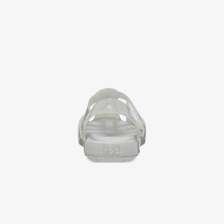 Crocs Isabella Glitter T Bebek Gri Sandalet