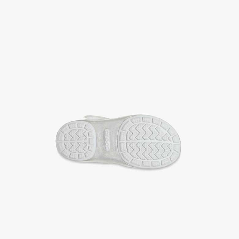 Crocs Isabella Glitter T Bebek Gri Sandalet