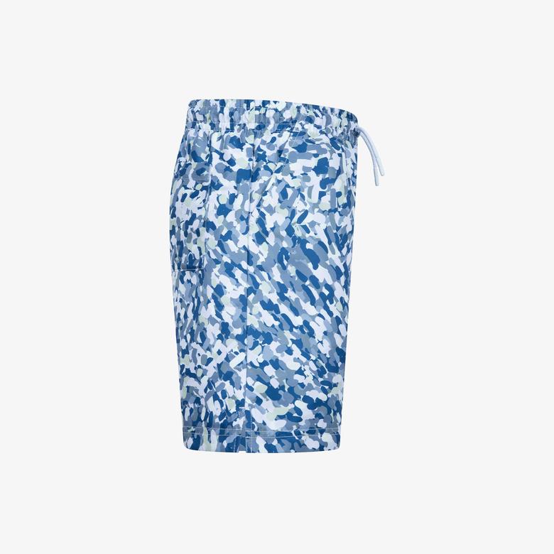 Jordan Essentials Poolside All-Over Printed Çocuk Mavi Deniz Şortu