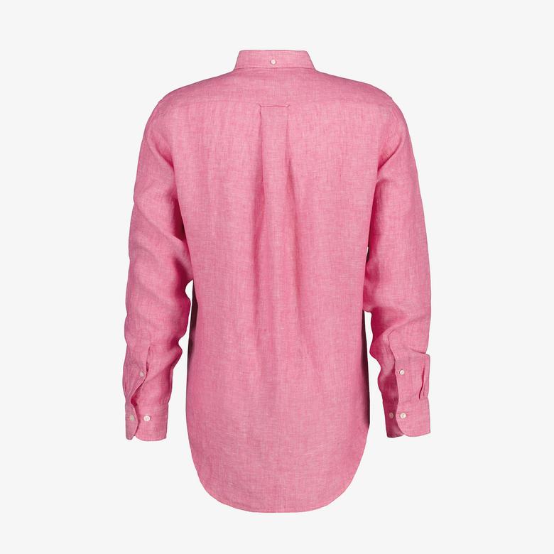 GANT Erkek Pembe Regular Fit Keten Gömlek