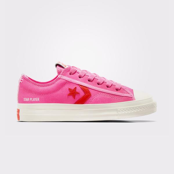 Converse Star Player 76 Suede Erkek Pembe Sneaker