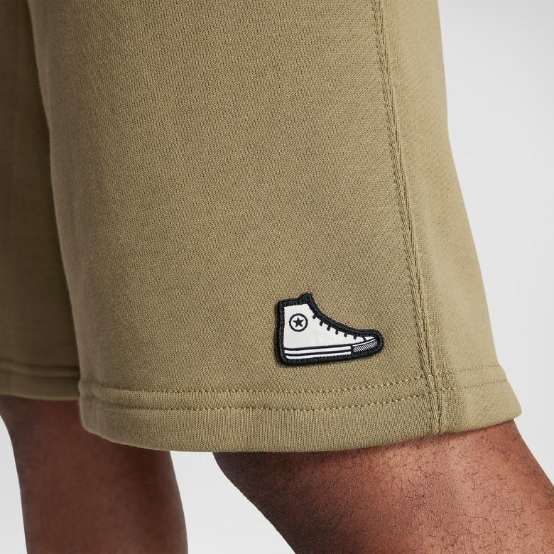 Converse Go-To Loose Fit  Unisex Haki Şort