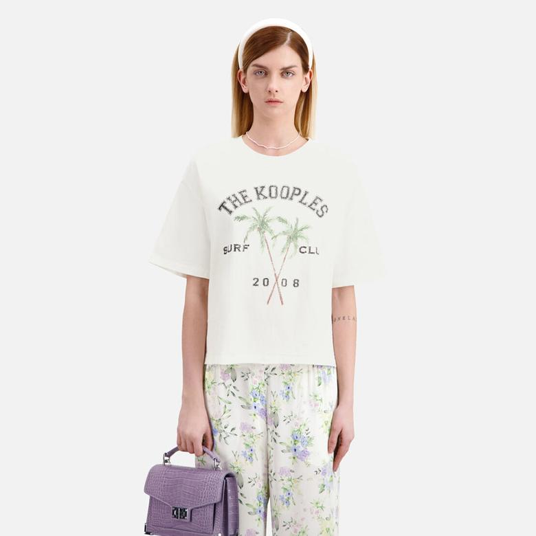 KADIN EKRU T-SHIRT