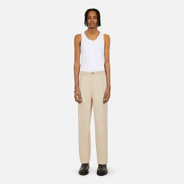 ERKEK STRAIGHT FIT BEJ JEAN