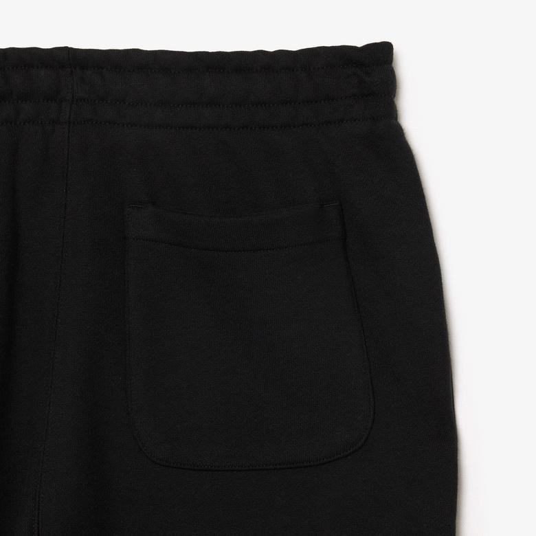 Lacoste Unisex Relaxed Fit Organik Pamuk Siyah Eşofman Altı