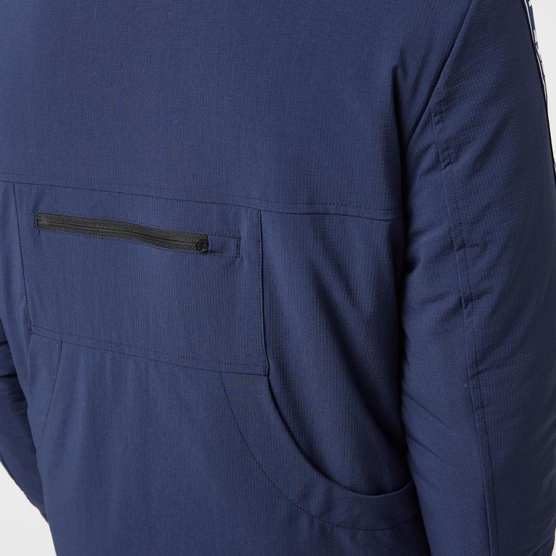 Lacoste Erkek Relaxed Fit Hakim Yaka Lacivert Mont