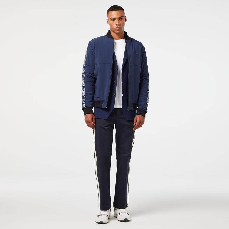 Lacoste Erkek Relaxed Fit Hakim Yaka Lacivert Mont