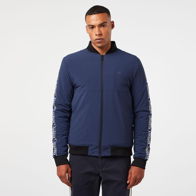 Lacoste Erkek Relaxed Fit Hakim Yaka Lacivert Mont