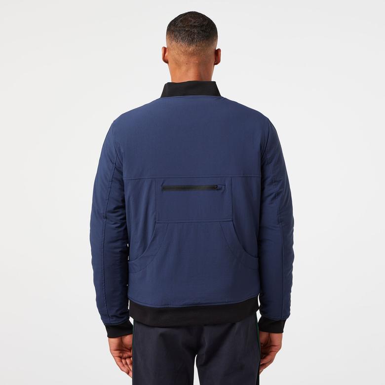 Lacoste Erkek Relaxed Fit Hakim Yaka Lacivert Mont