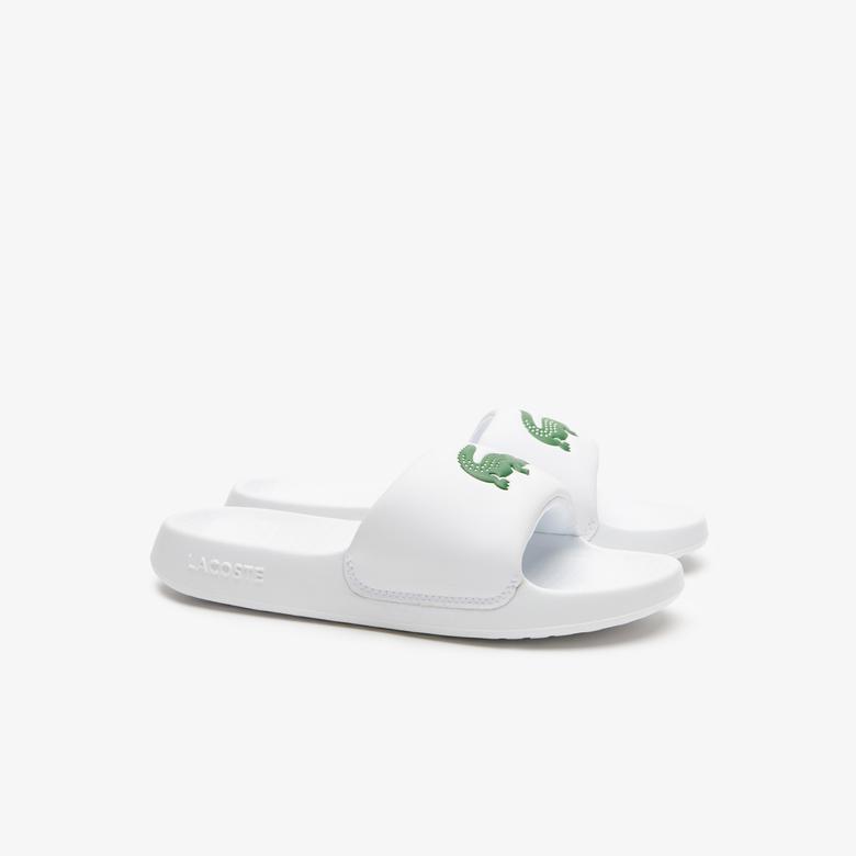 Lacoste Croco 1.0 Kadın Beyaz Terlik