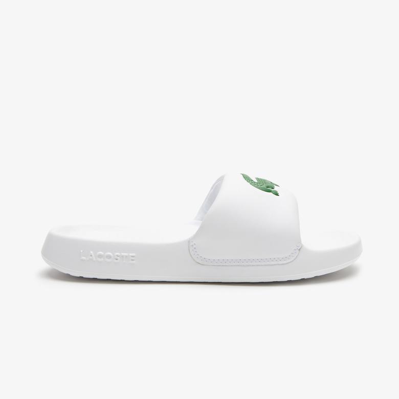 Lacoste Croco 1.0 Kadın Beyaz Terlik