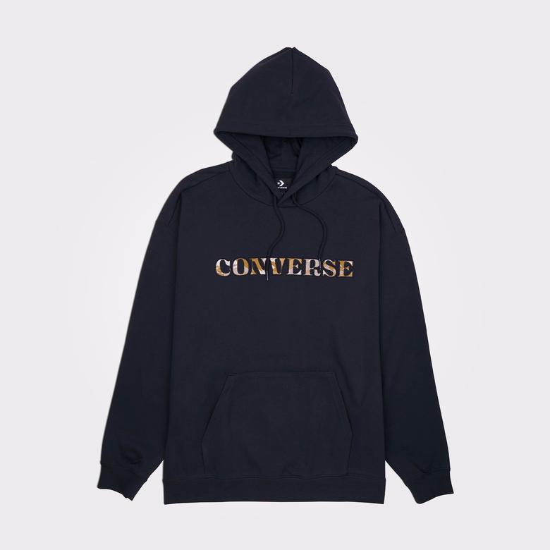 Converse Camo Erkek Siyah Sweatshirt