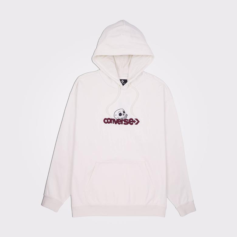 Converse Skull Erkek Krem Sweatshirt