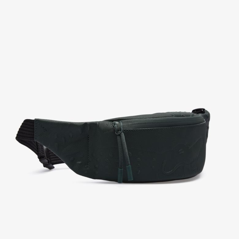 Lacoste Unisex Baskılı Yeşil Bel Çantası