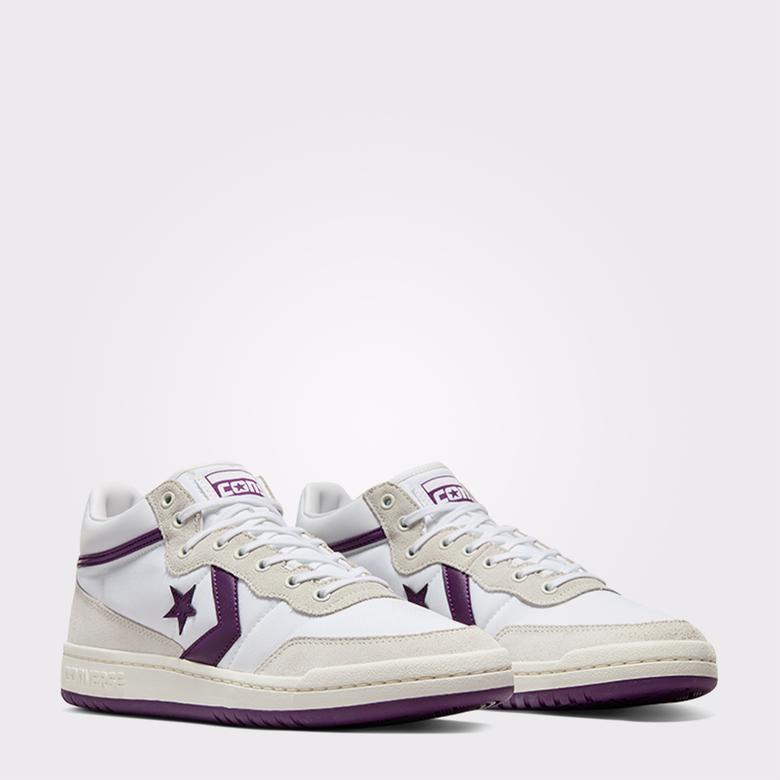 Converse Cons Fastbreak Pro Suede Nylon Erkek Beyaz Sneaker