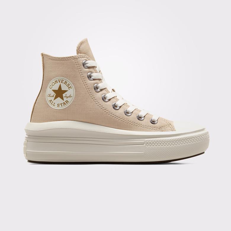 Converse Chuck Taylor All Star Move Kadın Bej Sneaker
