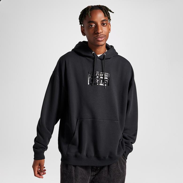 Converse Cons  Erkek Siyah Hoodie