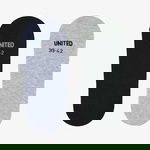 UNITED4 Unisex Gri/Lacivert 2'li Çorap