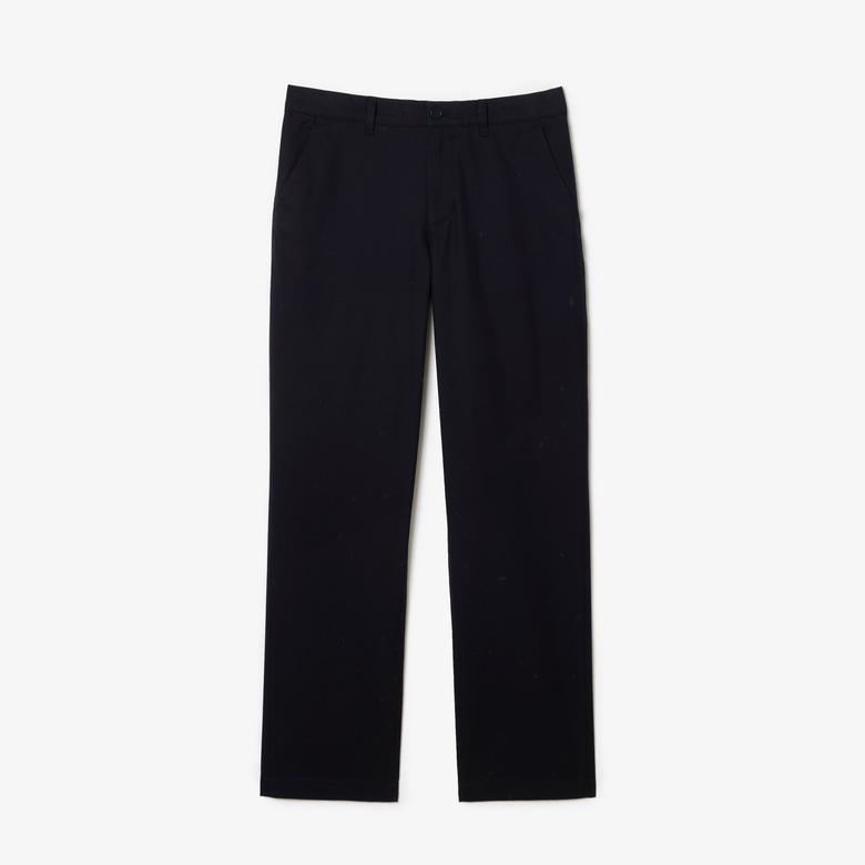 Lacoste Erkek Straight Fit Chino Lacivert Pantolon