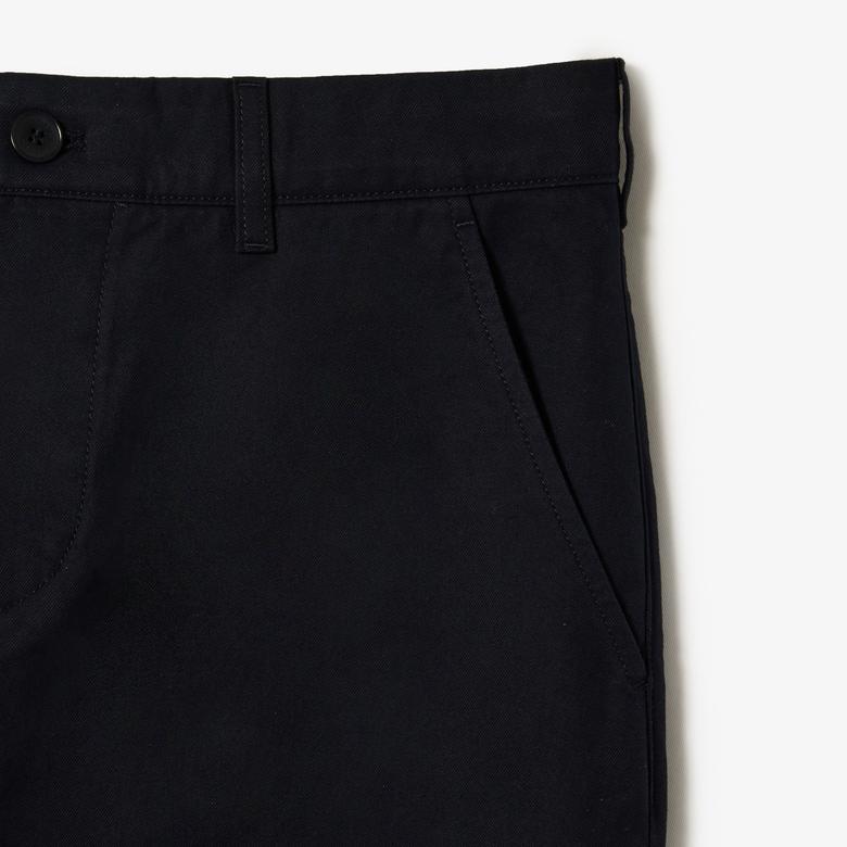 Lacoste Erkek Straight Fit Chino Lacivert Pantolon