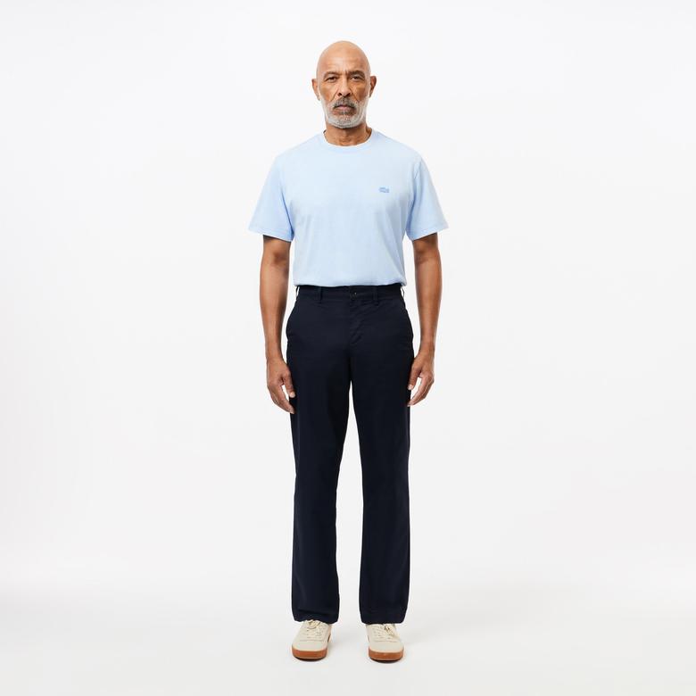 Lacoste Erkek Straight Fit Chino Lacivert Pantolon