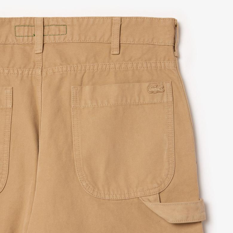 Lacoste Erkek Relaxed Fit Chino Bej Pantolon