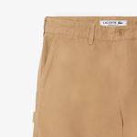 Lacoste Erkek Relaxed Fit Chino Bej Pantolon