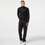 Lacoste Erkek Regular Fit Yarım Fermuarlı Siyah Triko