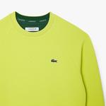 Lacoste Kadın Regular Fit Bisiklet Yaka Sarı Sweatshirt