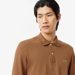 Lacoste L.12.12 Erkek Classic Fit Uzun Kollu Kahverengi Polo