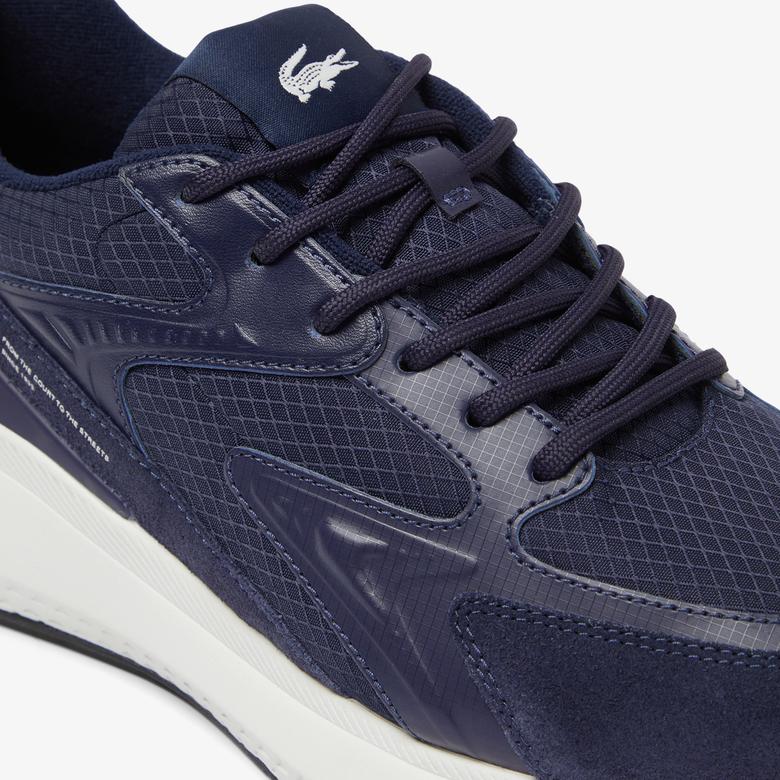 Lacoste L003 Evo Erkek Lacivert/Beyaz Sneaker