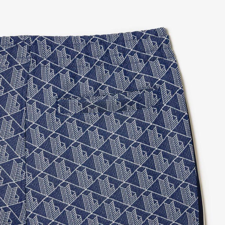 Lacoste Erkek Regular Fit Monogram Lacivert Eşofman Altı