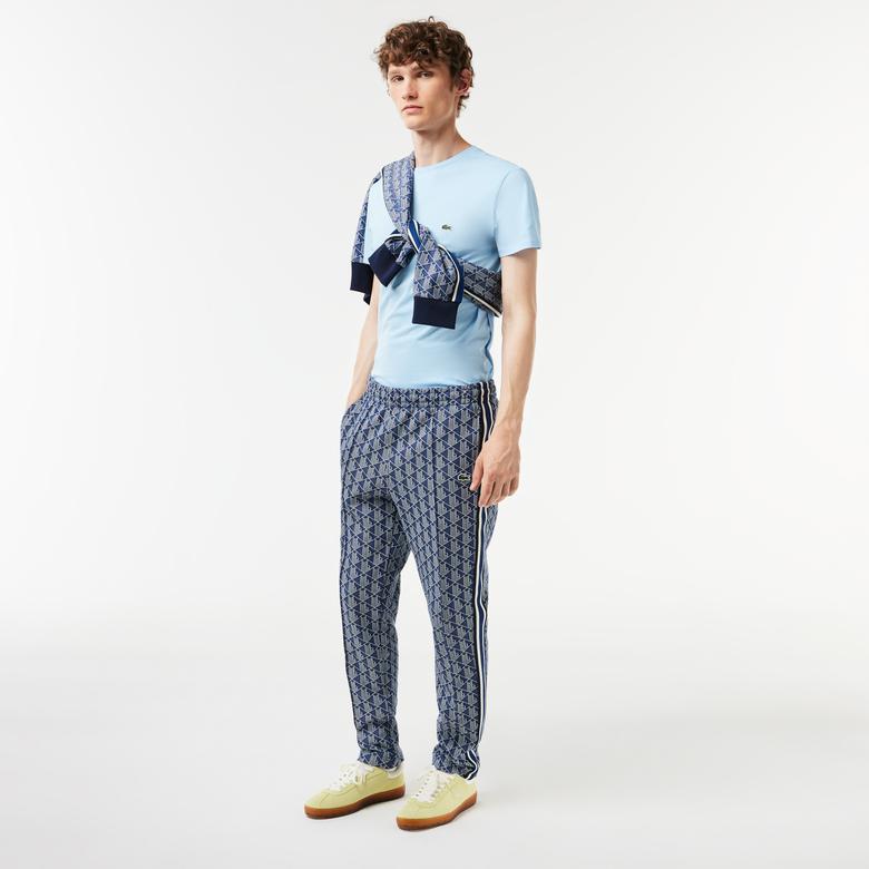 Lacoste Erkek Regular Fit Monogram Lacivert Eşofman Altı