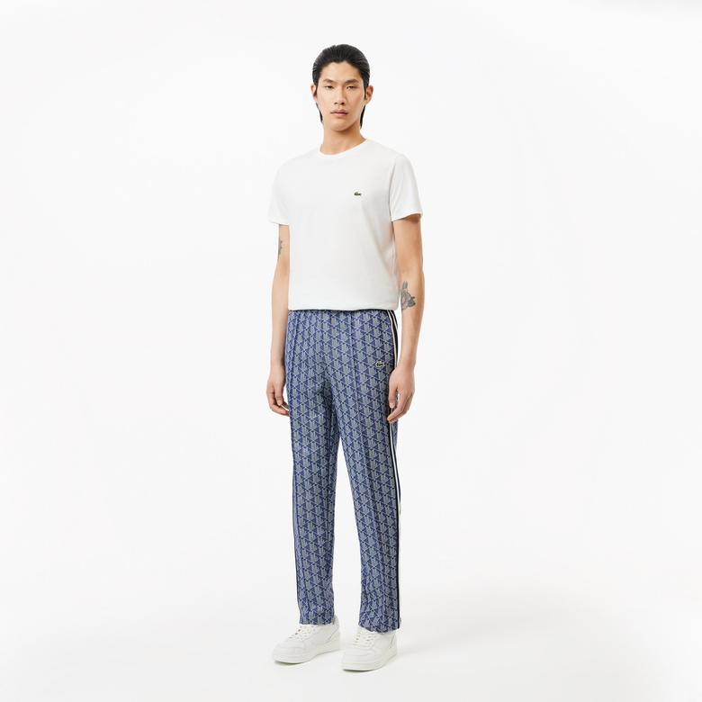 Lacoste Erkek Regular Fit Monogram Lacivert Eşofman Altı