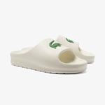 Lacoste Croco 2.0 Evo Erkek Beyaz Terlik